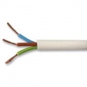 Electric Cable Three Core White