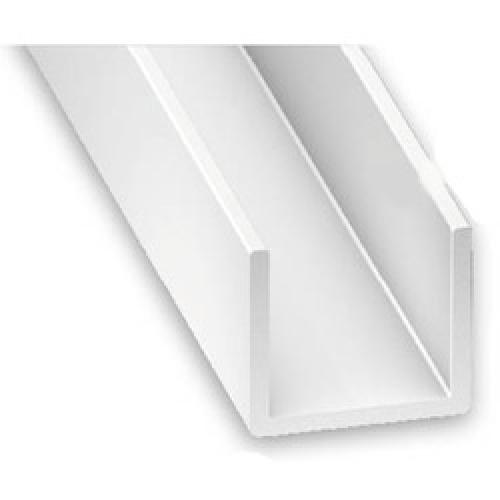 WHITE  PLASTIC CHANNEL 18 X 10  X 1 MM 2 METRE 2003-68272