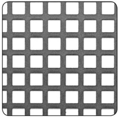 STEEL SQUARE PERFORATED PANEL  250 X 500MM 5.5MM SQ 2016-3485