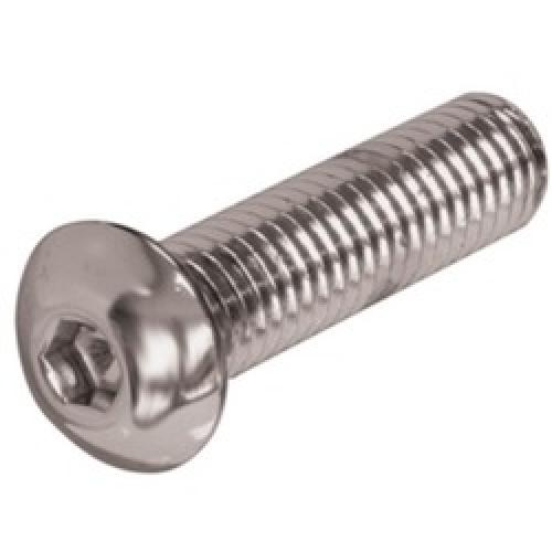 BUTTON HEAD SOCKET SCREW       STAINLESS M8 X 30 A2