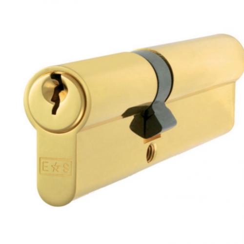 EURO CYLINDER 6 PIN BRASS      45/55MM MX12/45/55B