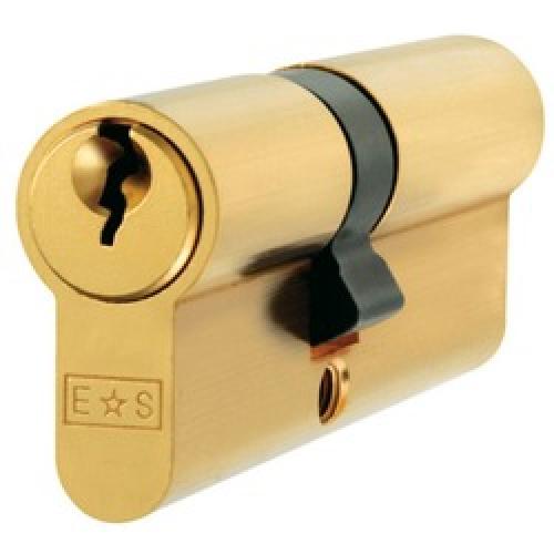 EURO CYLINDER 5 PIN BRASS      30/50MM CYA7123050