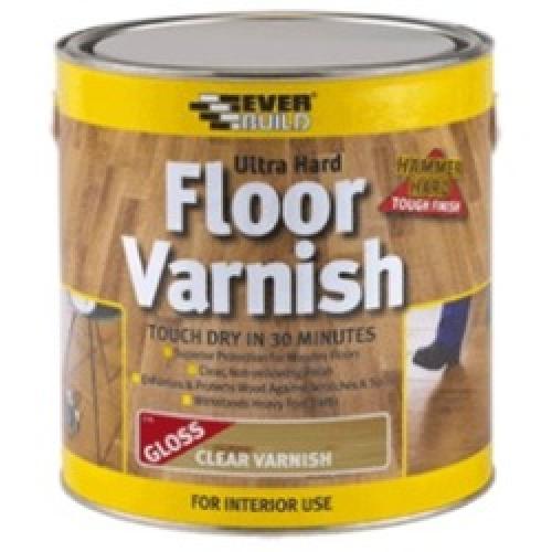 VARNISH CLEAR GLOSS 750ML      ULTRA HARD FLOOR EVERBUILD