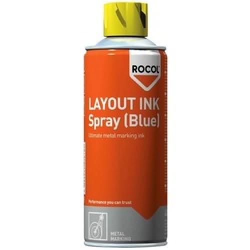 BLUE LAYOUT INK AEROSOL ROCOL