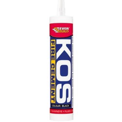 FIRE CEMENT BLACK CARTRIDGE    300ML KOS