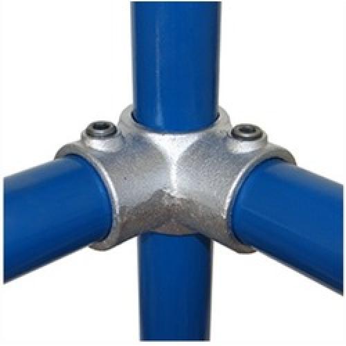 THREE WAY THROUGH GALV 116D    TUBECLAMP
