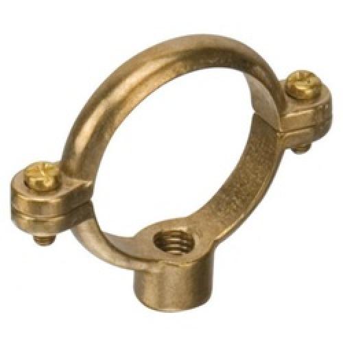 SINGLE MUNSEN PIPE RING BRASS  42MM 10MM BOSS
