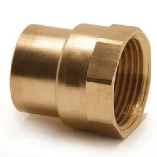 COPPER STRAIGHT FEMALE         CONNECTOR 28MM X 1 ENDFEED