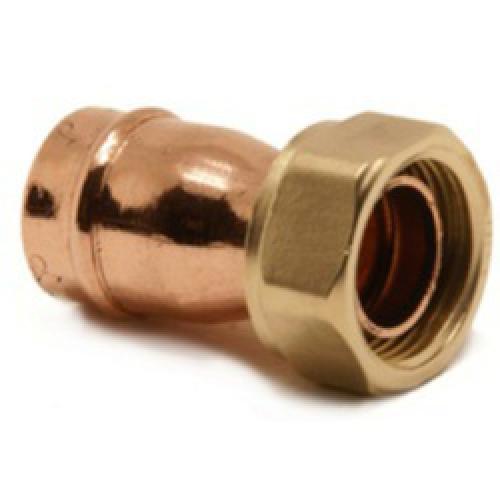 COPPER STRAIGHT TAP CONNECTOR  22MM X 3/4" YP62 SOLDER RING