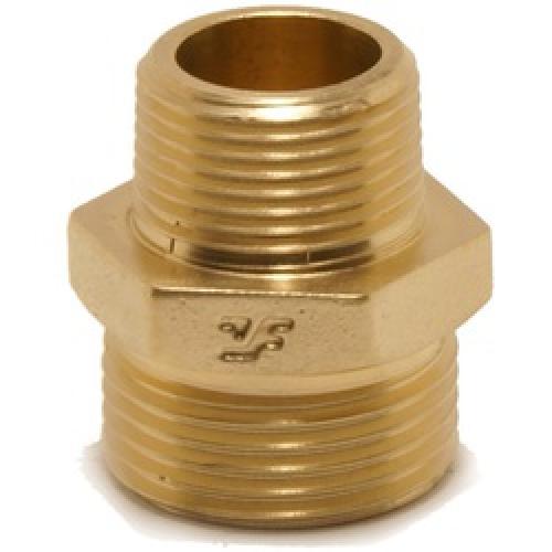BRASS MALE NIPPLE 1" X 3/4"    YP70 YORKS