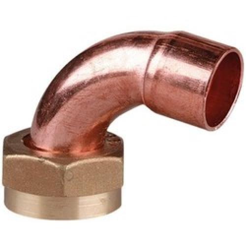 COPPER BENT CYLINDER UNION     22MM X 1" ENDFEED
