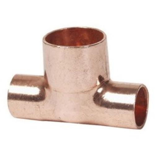 COPPER REDUCING TEE 15MM X 15  X 22 ENDFEED