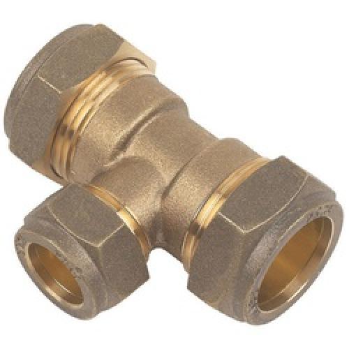 REDUCING TEE 28MM X  28 X 22   COMPRESSION