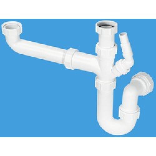 SINK TRAP 1.1/2" BOWL AND HALF KIT SK1 MCALPINE