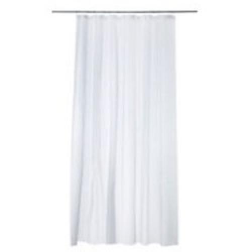 WHITE SHOWER CURTAIN 1800      X 2000MM