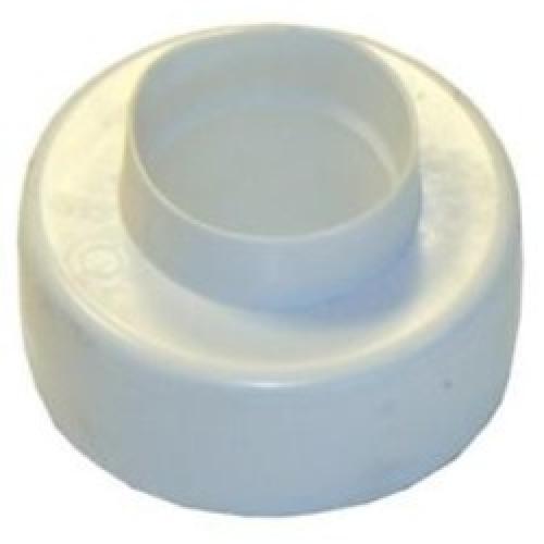 FLUSH PIPE CONNECTOR UNIVERSAL WHITE