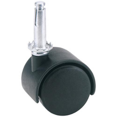 CASTOR 40MM NYLON 10MM SWIVEL  PLUG 60140L 65466 DRAPER