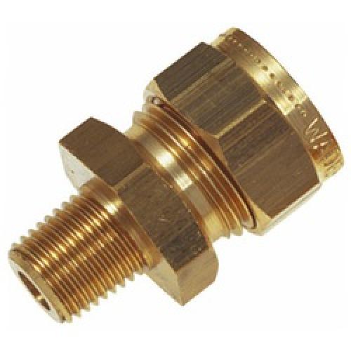 COPPER TO MALE IRON CONNECTOR  1/4 X 1/2 7063 WADE