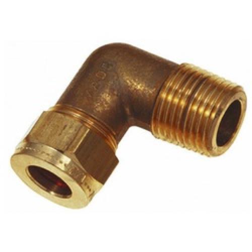 COPPER TO MALE IRON ELBOW      5/16 X 1/4 8025 WADE