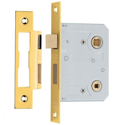 BATHROOM LOCK BRASS BL3        76MM