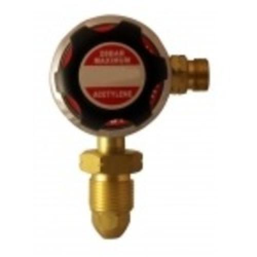 ACETYLENE CUTTING REGULATOR    PLUG SINGLE STAGE