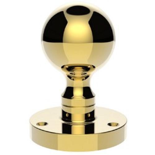 DOOR KNOB MORTICE BALL 44MM    BRASS M48