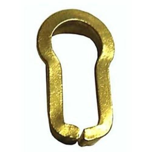 ESCUTCHEON INSET BRASS 14.3MM  ID HEIGHT