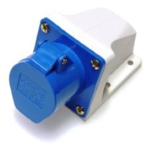 SURFACE SOCKET 16A 240V BLUE