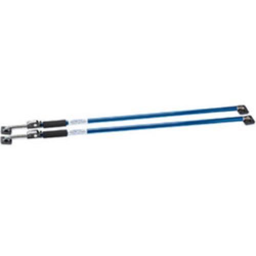 TELESCOPIC RATCHET RODS SET 2  1.45M-2.5M QS/2 88237 DRAPER