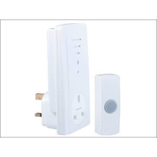 DOOR CHIME WIREFREE PLUG IN    50M B306 BYRON