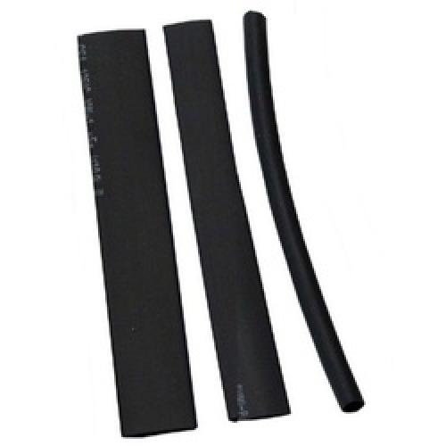 TUBING HEAT SHRINK BLACK 5MM   10MM 13MM X 250MM PACK