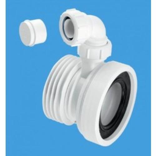 STRAIGHT BOSSED PAN CONNECTOR  1.1/4" BOSS WC-CON1V MCALPINE