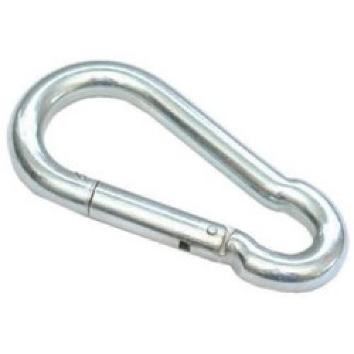 CARBINE HOOK 10MM X 100MM SNAP HOOK BZP
