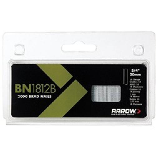 ARROW NAILS 3/4" BN1812        (BOX 2000)