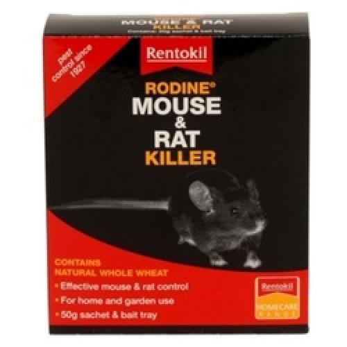 MOUSE & RAT KILLER 4 SACHET    RODINE