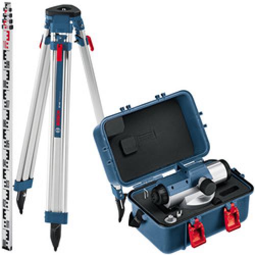 LEVEL OPTICAL 60M TRIPOD & ROD BT160 & GR500 GOL26DSET BOSCH