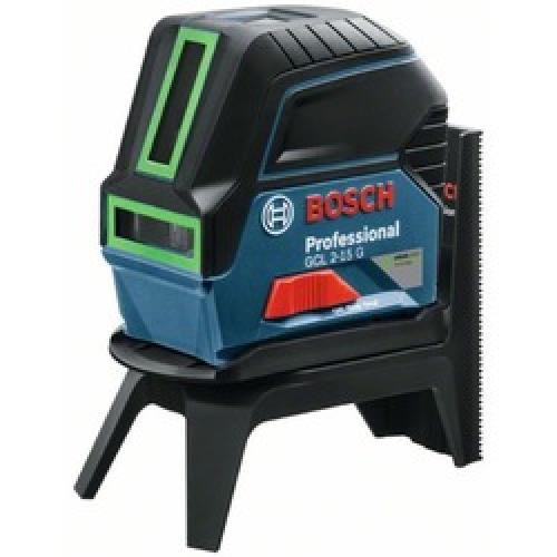 LASER CROSS LINE 15M GREEN     BEAM + RM1 GCL2-15G BOSCH
