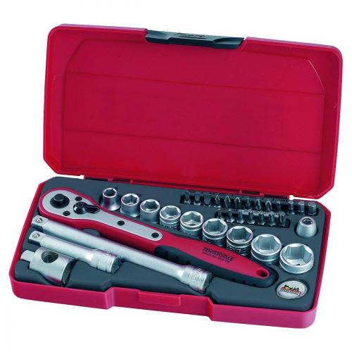 3/8 SQUARE DRIVE SOCKET SET 34 PIECE 8 TO 19MM T3834 TENG