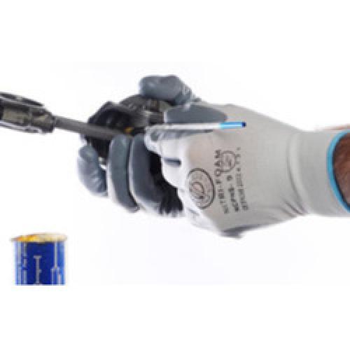 NITRI-FOAM PALM COATED NITRILE FOAM NYLON GLOVES GREY SZ 10