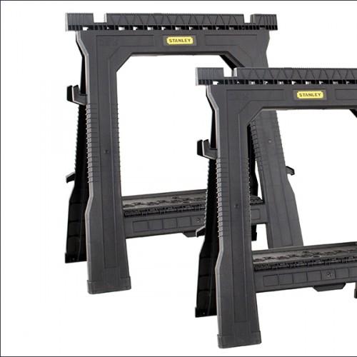 SAW HORSE FOLDING 450KG TWIN   PACK STA170713 STANLEY