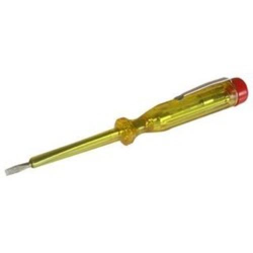 MAINS TESTER SCREWDRIVER 2.5MM X 65MM 100-500V AC 440005