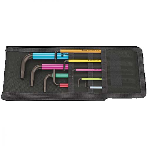 HEX KEY SET BALL IMPERIAL 5/64 - 3/8 MULTICOLOUR 022639 WERA