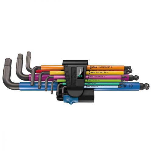 HEX KEY SET BALL METRIC 1.5-10 MULTICOLOUR HF 022210 WERA