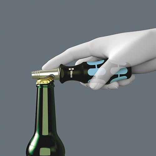 SCREWDRIVER MAGNETIC SET 6 S/S C/W BOTTLE OPENER 0513609 WERA