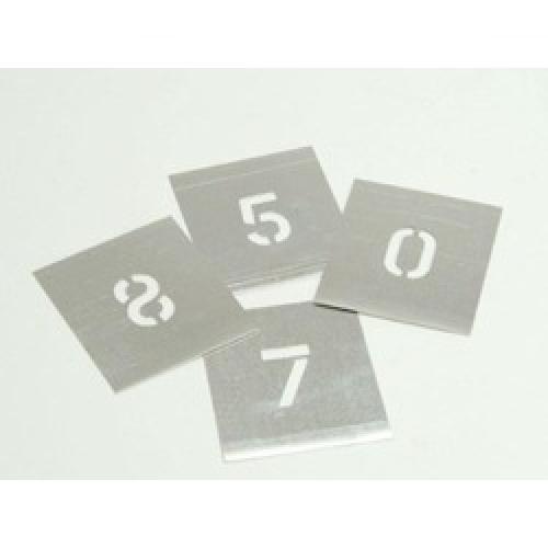 SET OF NUMBER STENCILS 1"