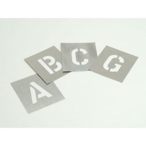 SET OF LETTER STENCILS 1"