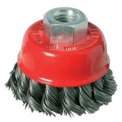 TWIST KNOT WIRE CUP BRUSH      65MM M14 97707 SAIT