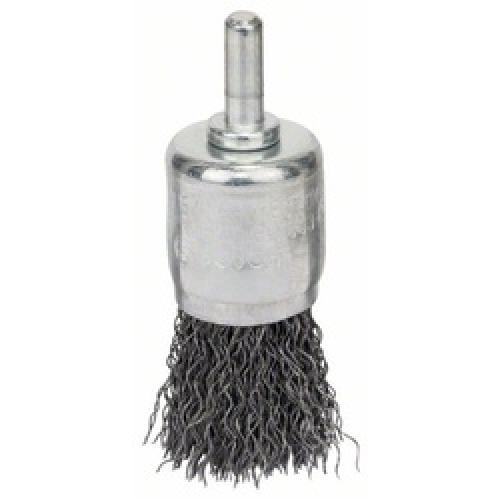 CRIMPED WIRE PENCIL BRUSH 25MM 6MM SHANK 1609200269 BOSCH