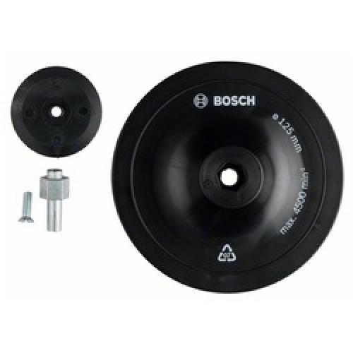 BACKING PAD 125MM 8MM SHANK    1609200240 BOSCH