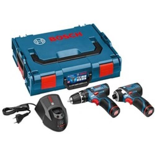 10.8V COMBI & IMPACT DRILL 2X2 AH LI GSB + GDR10.8VLI BOSCH